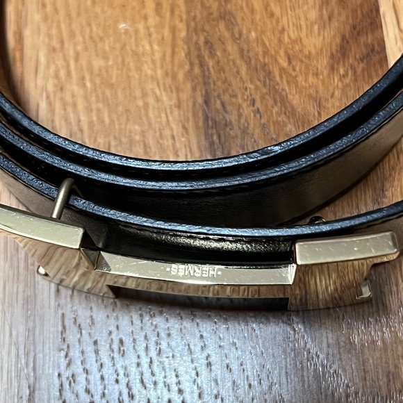 Hermes Constance 38mm Noir/Gold Belt size 80 Authentic Box and Dustbag included - Picture 4 of 11